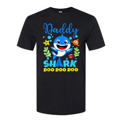 Shark Shirt Birthday  Dad  Daddy Birthday Kid Family Softstyle CVC T-Shirt