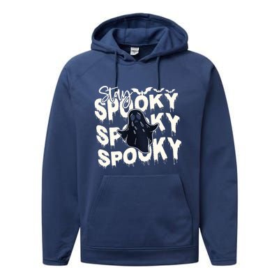 Stay Spooky Boo Cute Halloween Spooky Performance Fleece Hoodie