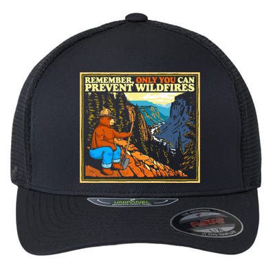 Style Smokey B.E.A.R Only You Retro Hiking Flexfit Unipanel Trucker Cap