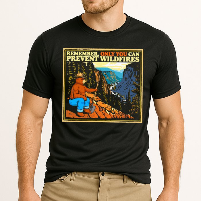 Style Smokey B.E.A.R Only You Retro Hiking Performance Shirt