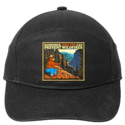 Style Smokey B.E.A.R Only You Retro Hiking 7-Panel Snapback Hat