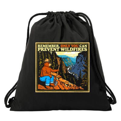 Style Smokey B.E.A.R Only You Retro Hiking Drawstring Bag