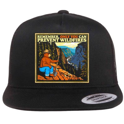 Style Smokey B.E.A.R Only You Retro Hiking Flatbill Hat