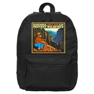 Style Smokey B.E.A.R Only You Retro Hiking 16 in Basic Backpack