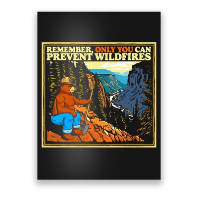 Style Smokey B.E.A.R Only You Retro Hiking Poster