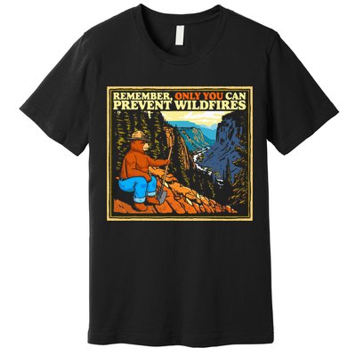 Style Smokey B.E.A.R Only You Retro Hiking Premium T-Shirt