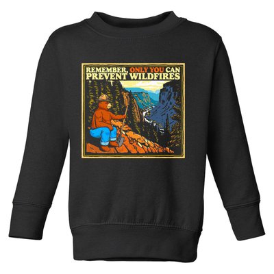 Style Smokey B.E.A.R Only You Retro Hiking Toddler Sweatshirt