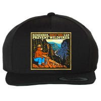 Style Smokey B.E.A.R Only You Retro Hiking Wool Snapback Cap