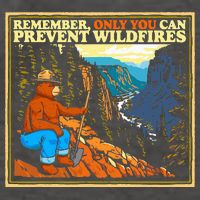 Style Smokey B.E.A.R Only You Retro Hiking Vector Backpack