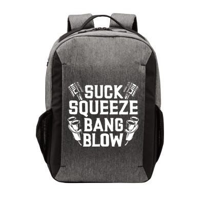 Suck Squeeze Bang Blow Funny Mechanic Vector Backpack