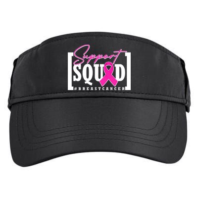 Support Squad #Breast Cancer Awareness Warrior Adult Drive Performance Visor