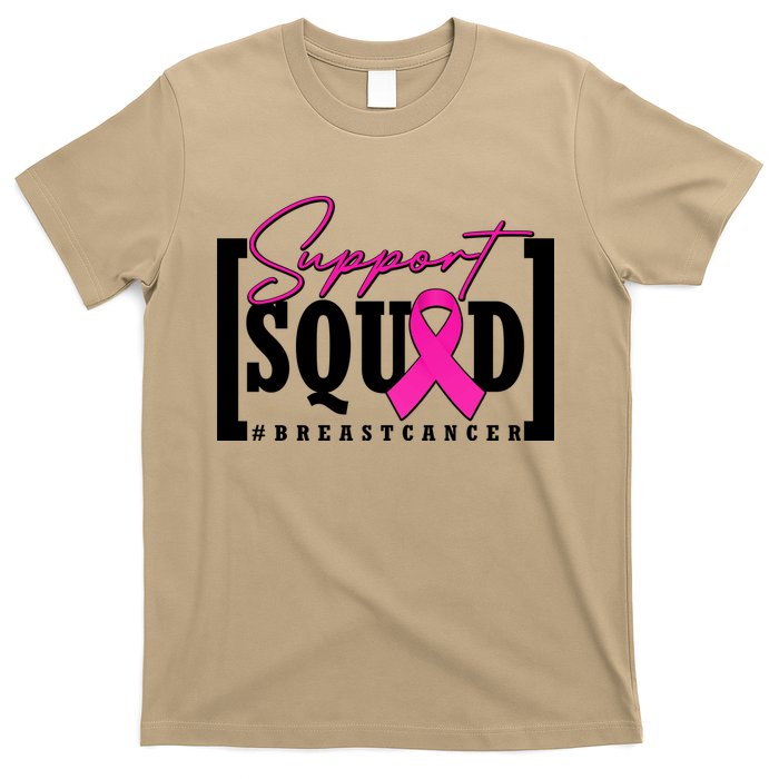 Support Squad #Breast Cancer Awareness Warrior T-Shirt