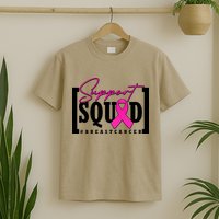 Support Squad #Breast Cancer Awareness Warrior T-Shirt