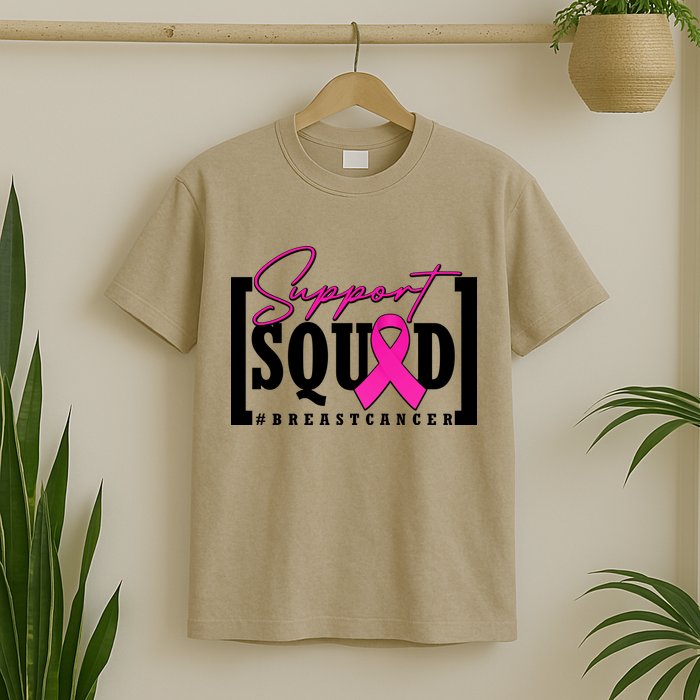 Support Squad #Breast Cancer Awareness Warrior T-Shirt