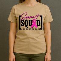 Support Squad #Breast Cancer Awareness Warrior T-Shirt