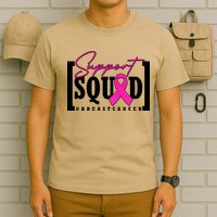 Support Squad #Breast Cancer Awareness Warrior T-Shirt