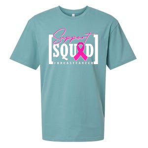 Support Squad #Breast Cancer Awareness Warrior Sueded Cloud Jersey T-Shirt