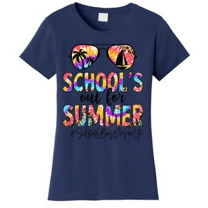 Summer School Bus Driver Day Out For Summer Tie Dye Women's T-Shirt