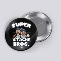 Super Stache Bros Button