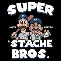 Super Stache Bros Button