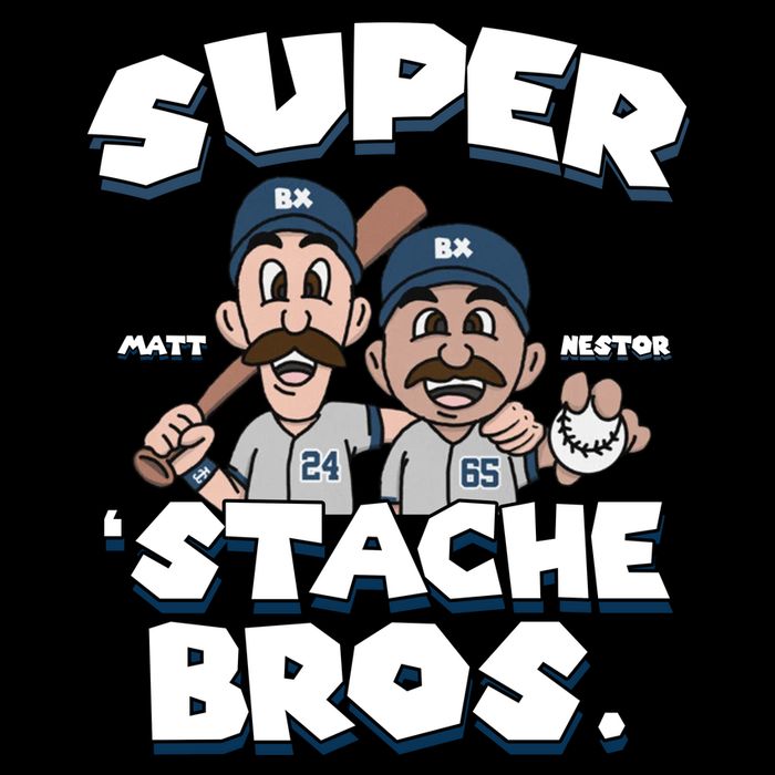 Super Stache Bros Button