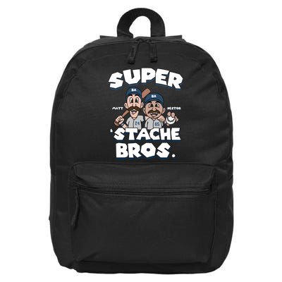 Super Stache Bros 16 in Basic Backpack
