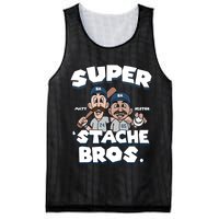 Super Stache Bros Mesh Reversible Basketball Jersey Tank