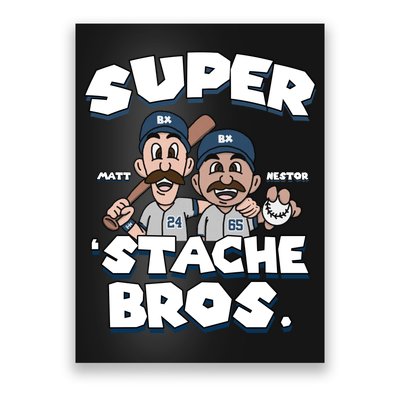 Super Stache Bros Poster