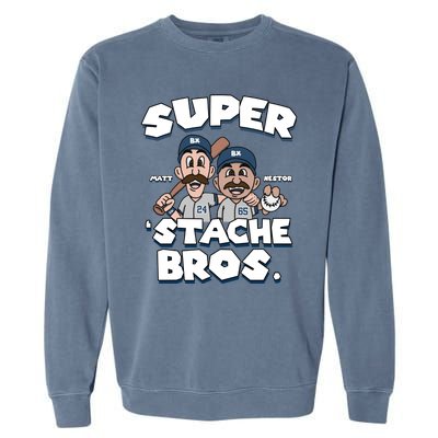 Super Stache Bros Garment-Dyed Sweatshirt