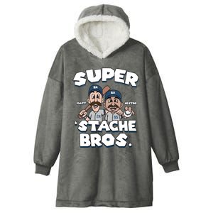 Super Stache Bros Hooded Wearable Blanket