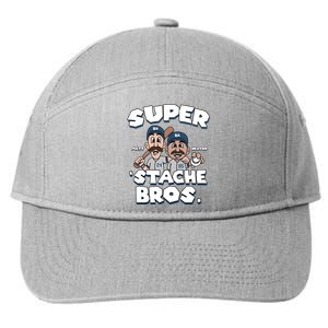 Super Stache Bros 7-Panel Snapback Hat