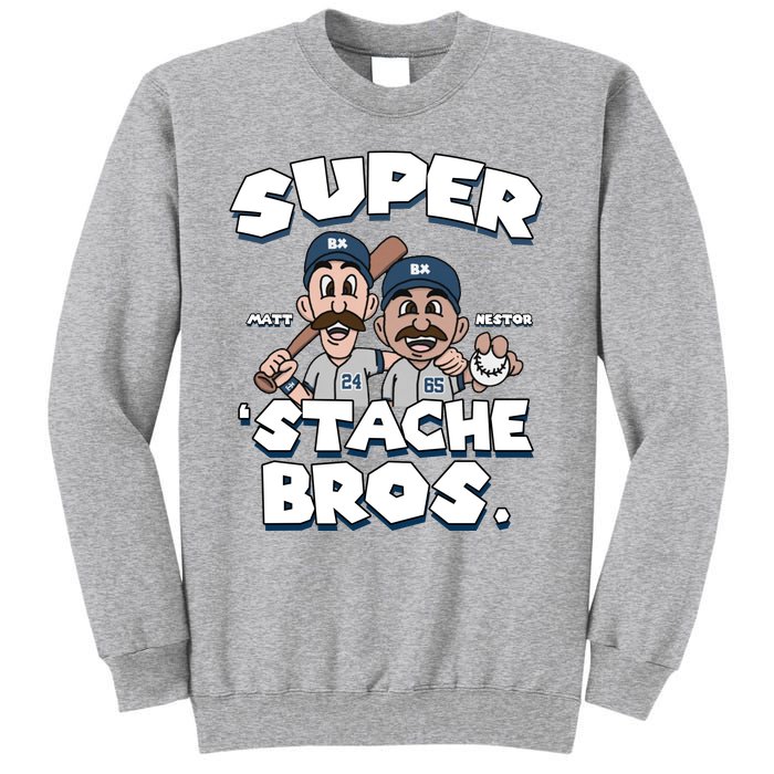 Super Stache Bros Tall Sweatshirt