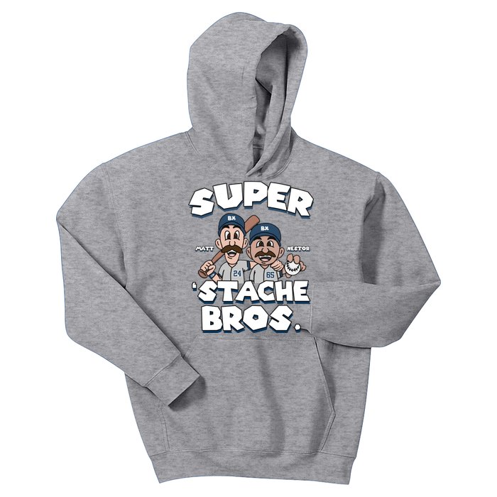 Super Stache Bros Kids Hoodie