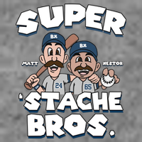 Super Stache Bros Short Acrylic Beanie