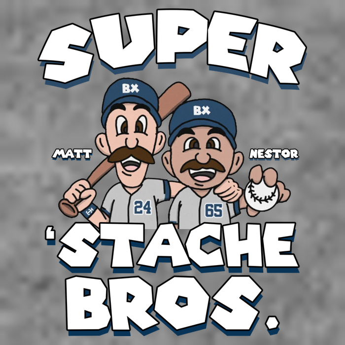 Super Stache Bros Short Acrylic Beanie
