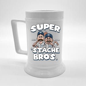 Super Stache Bros Beer Stein