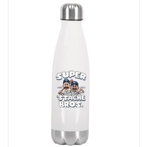 Super Stache Bros Stainless Steel Insulated Water Bottle