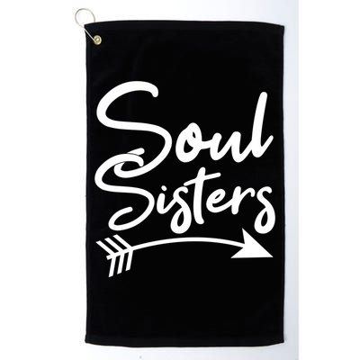 Soul Sisters Best Friends Matching Mothers Day Mom Bff Great Gift Golf Towel