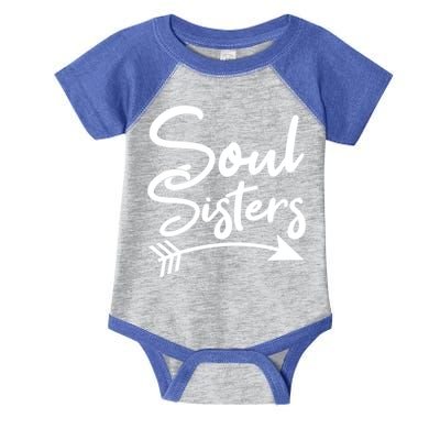 Soul Sisters Best Friends Matching Mothers Day Mom Bff Great Gift Infant Baby Jersey Bodysuit