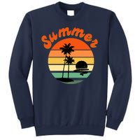 Summer Sunset Beach Retro Vacation Sweatshirt