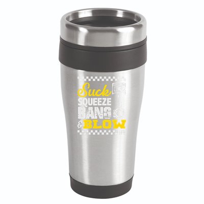 Suck Squeeze Bang Blow Car Lovers 16oz Travel Tumbler
