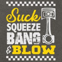 Suck Squeeze Bang Blow Car Lovers Cotton Canvas Backpack