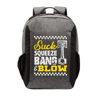 Suck Squeeze Bang Blow Car Lovers Vector Backpack