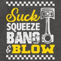 Suck Squeeze Bang Blow Car Lovers Vector Backpack