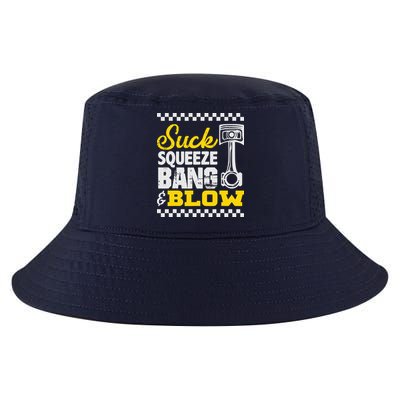 Suck Squeeze Bang Blow Car Lovers Cool Comfort Performance Bucket Hat