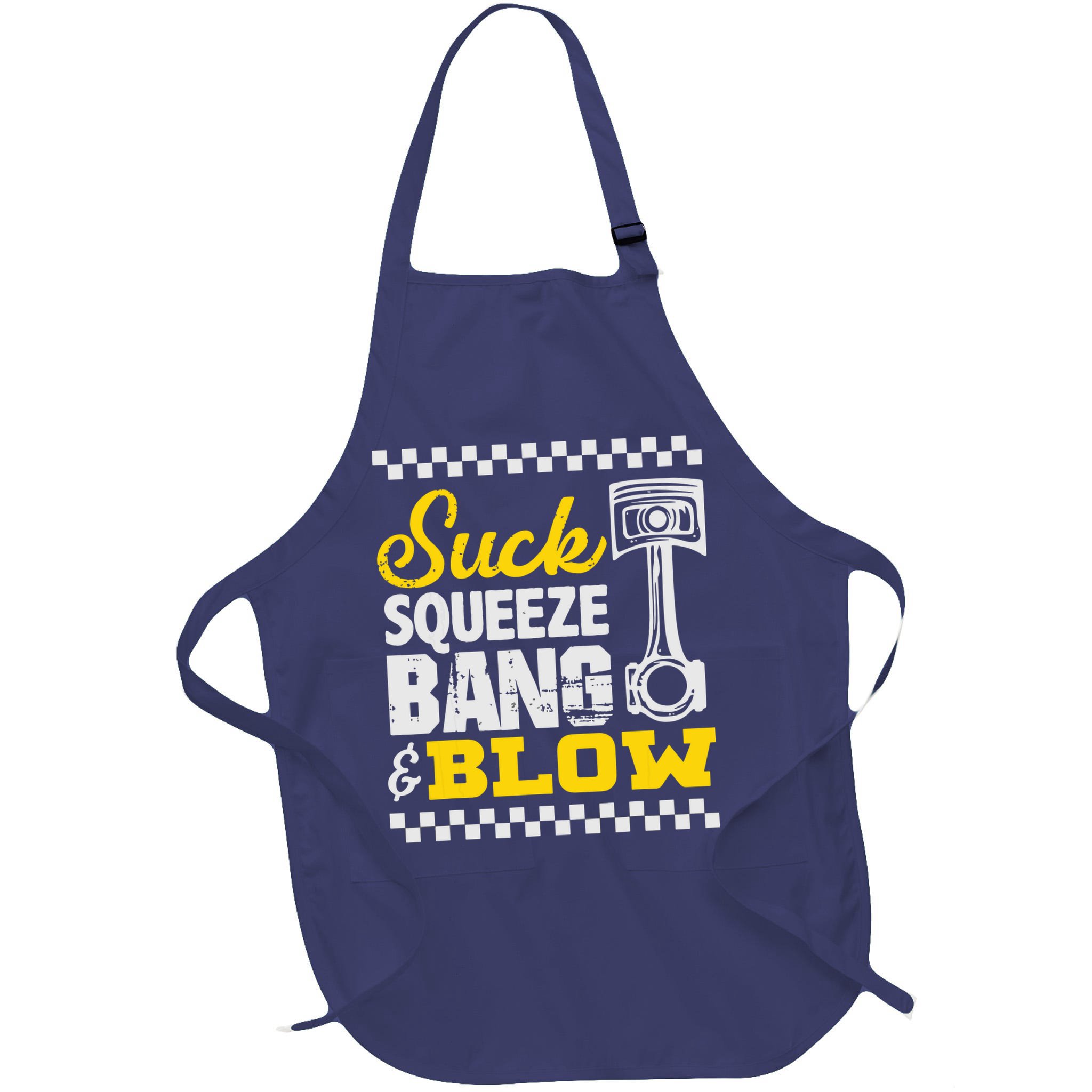 Suck Squeeze Bang Blow Car Lovers Apron