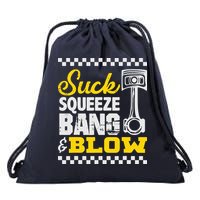 Suck Squeeze Bang Blow Car Lovers Drawstring Bag