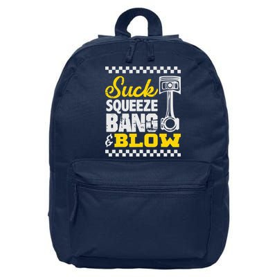 Suck Squeeze Bang Blow Car Lovers 16 in Basic Backpack