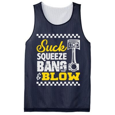 Suck Squeeze Bang Blow Car Lovers Mesh Reversible Basketball Jersey Tank