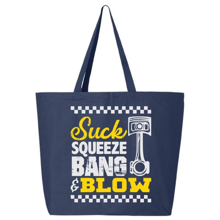Suck Squeeze Bang Blow Car Lovers 25L Jumbo Tote